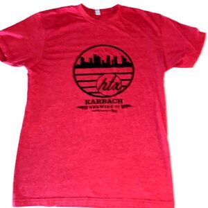 Karbach Brewing Company Men's Red Shirt SMALL